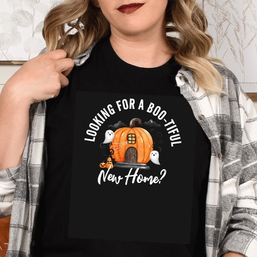 Funny Halloween New Home Real Estate Agent T_Shirt