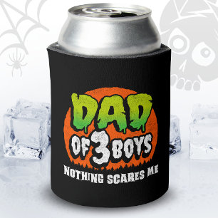 Funny Halloween Nothing Scares Me Dad of 3 Boys Can Cooler