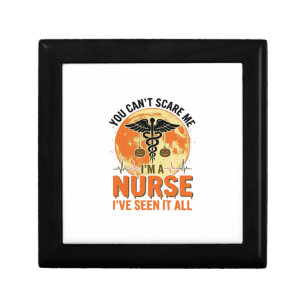Funny Halloween Nurse Vintage Medical Design_1 Gift Box