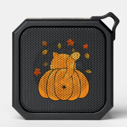 Funny Halloween Orange Pumpkin Cat Butt For Cat Lo Bluetooth Speaker