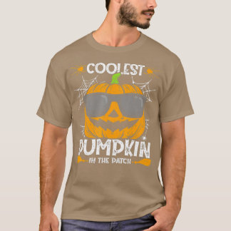 Funny Halloween Outfit Coolest Pumpkin In The Patc T-Shirt