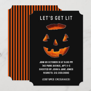 Funny Halloween Party Invitations