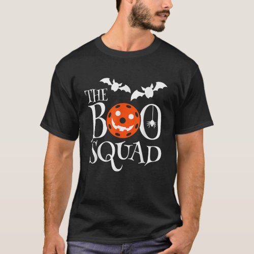 Funny Halloween Pickleball Costume Boo VIII T_Shirt