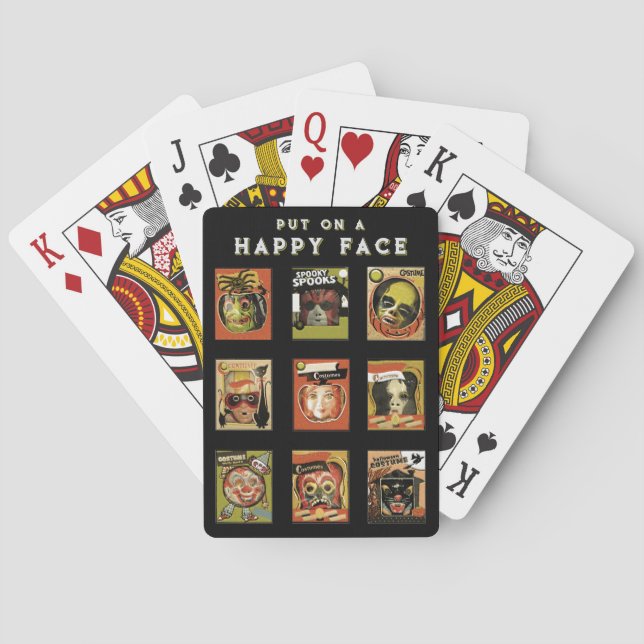 Funny Halloween Poker Cards (Back)