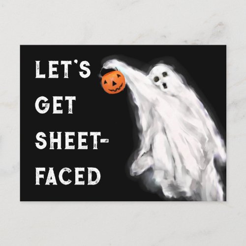 Funny Halloween Postcard