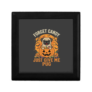 Funny Halloween Pug Candy Design_1 Gift Box