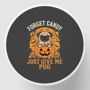 Funny Halloween Pug Candy Design_1 Mini Candle Favors