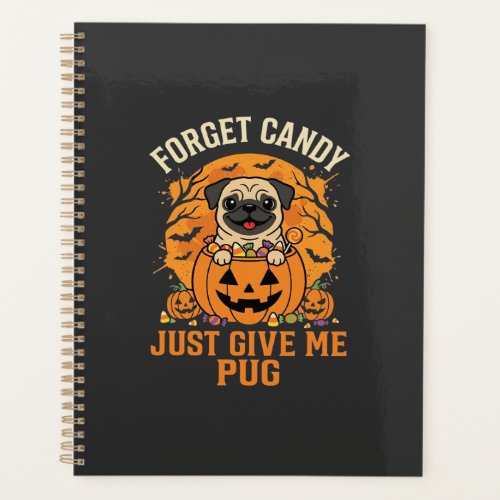 Funny Halloween Pug Candy Design_1 Planner
