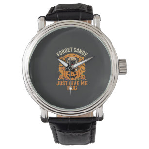 Funny Halloween Pug Candy Design_1 Watch
