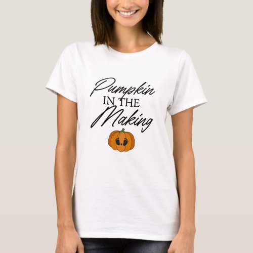  funny halloween pumpkin in the making cheese boar T_Shirt