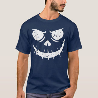 Funny Halloween Pumpkin Jack O Lantern Face  Trick T-Shirt