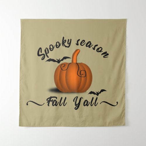 Funny Halloween pumpkin season is here Tapestry