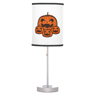 Funny Halloween Pumpkin, Spooky Halloween Table Lamp