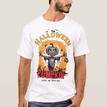 Funny Halloween Pumpkin T-Shirt