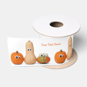 Funny Halloween Pumpkins custom ribbon