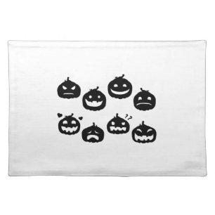 Funny Halloween Pumpkins Halloween Party Halloween Cloth Placemat