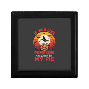 Funny Halloween Pumpkins Pie Design_1 Gift Box