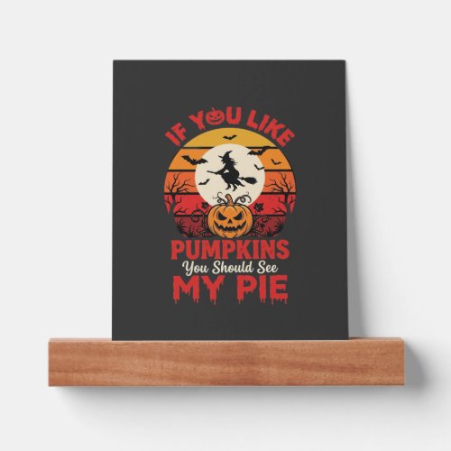 Funny Halloween Pumpkins Pie Design_1 Picture Ledge