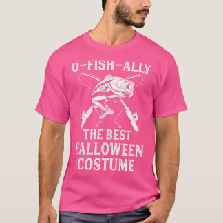 Funny Halloween Pun Fisherman Fishing Halloween Co T-Shirt