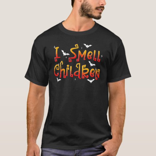 Funny Halloween Pun I Smell Children T_Shirt