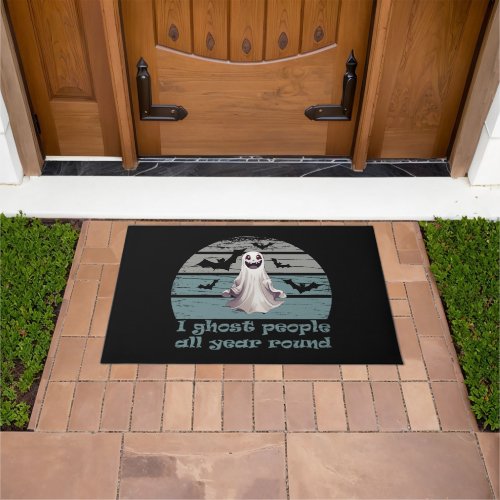 funny halloween saying doormat