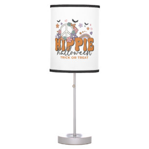 Funny Halloween saying Hippie Halloween Table Lamp