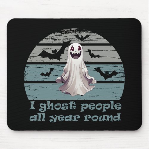 funny halloween saying mouse pad