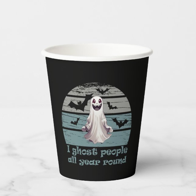 Funny Halloween Saying Party Paper Cups (Front)