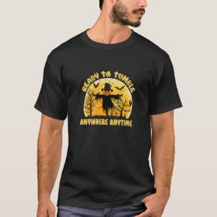 Funny Halloween Scarecrow - Ready To Tumble Pumpki T-Shirt
