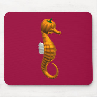 Funny Halloween Seahorse Mouse Pad