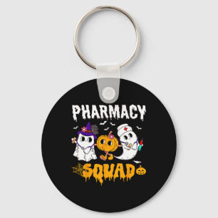 Funny Halloween Shirt Witch Pills Pharmacy Pharmac Keychain