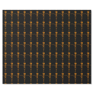 Funny Halloween Skeleton Dancer Wrapping Paper