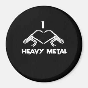 Funny Halloween Skeleton Heart Hands Classic Magnet