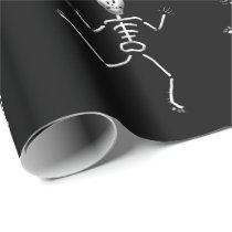 funny Halloween skeletons Wrapping Paper