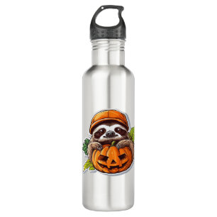 Funny Halloween Sloth Sticker Classic T-Shirt Stainless Steel Water Bottle