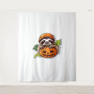 Funny Halloween Sloth Sticker Classic T-Shirt Tapestry