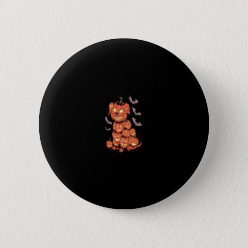 Funny Halloween Spooky Cute Ghost Belgian Malinois Button