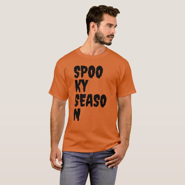 Funny Halloween SPOOKY SEASON T-Shirt (Front Full)