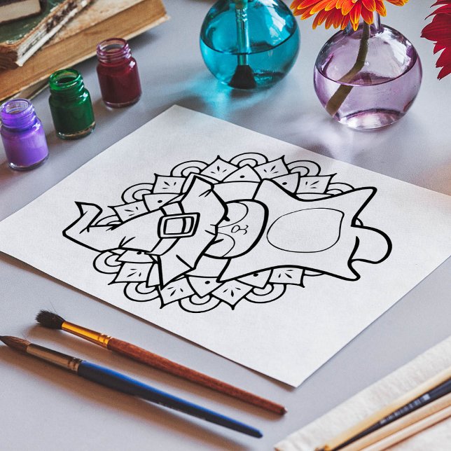 Funny Halloween Sugar Glider Coloring Page Poster (Creator Uploaded)