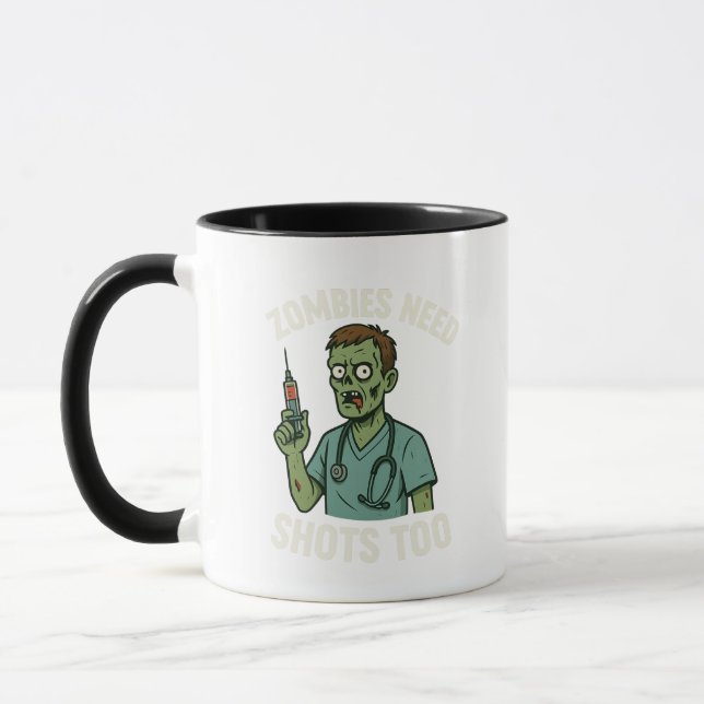 Funny Halloween Surgery Mug (Left)
