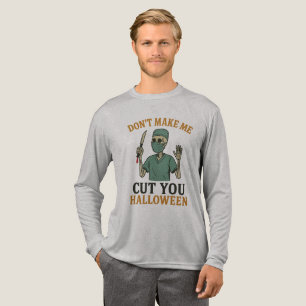 Funny Halloween Surgery T-Shirt Tri-Blend Shirt