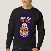 Funny Halloween Sweatshirt v2 Spooky Humor Cozy