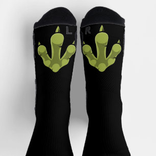 Funny Halloween T Rex Dinosaur foot Costume Socks