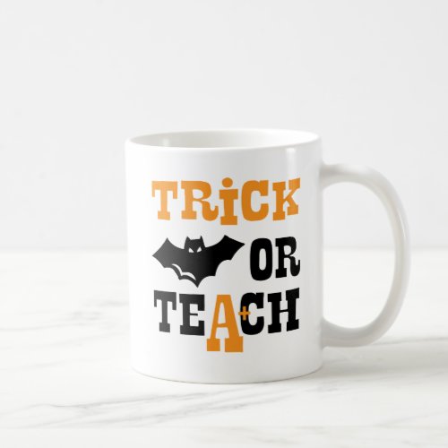 Funny Halloween Teacher Gift Spooky Bat School Coffee Mug