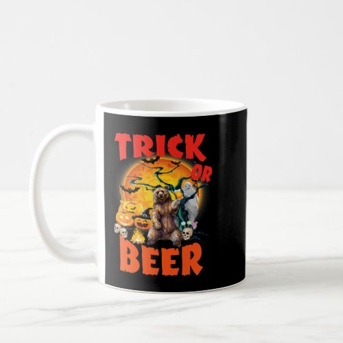 Funny Halloween Tee Trick Or Beer costume gift56 Coffee Mug