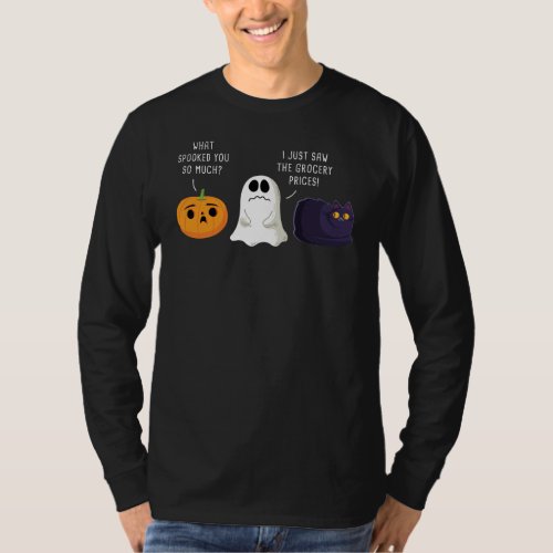 Funny Halloween  Thanksgiving Inflation Graphic  T_Shirt