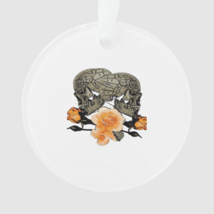 Funny Halloween Till Death Do Us Part Design Ornament