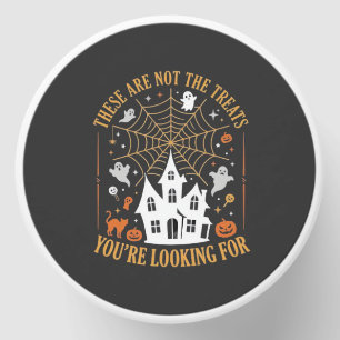 Funny Halloween Treats Ghost Haunted House Design_ Mini Candle Favors