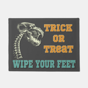Funny Halloween Trick Or Treat Doormat