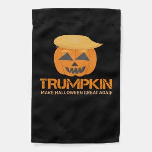 Funny Halloween Trumpkin - Make Halloween Great Ag Garden Flag